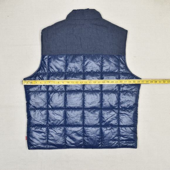Coleman Men's Puffer Vest Jacket Full Zip Polyester Blue Size 2XL Insulated - Picture 4 of 8